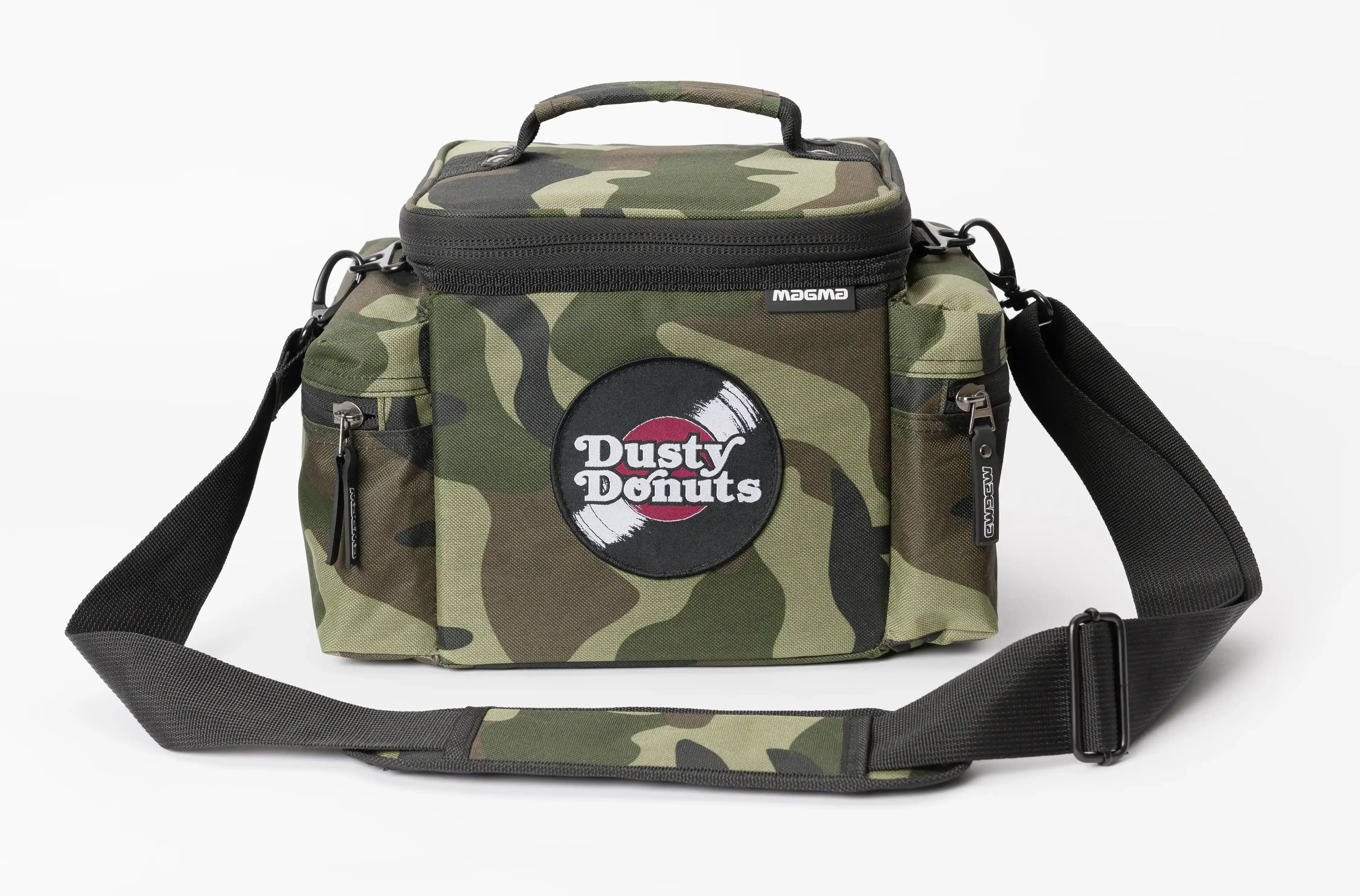 Magma 45 Record Bag 100 Dusty Donuts Edition Camo Green / Red 